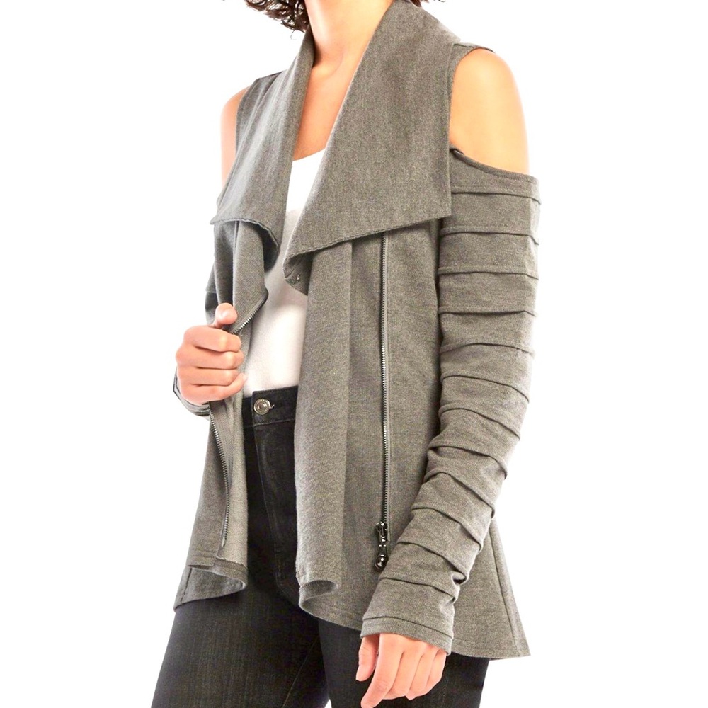 Star Wars: The Last Jedi Rey Zipper
Front Sweater. Size XS. Color grey